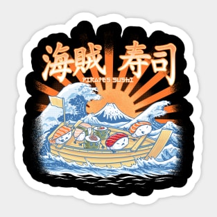 pirates sushi off kanagawa Sticker